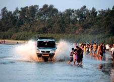 Drive in Beach South India